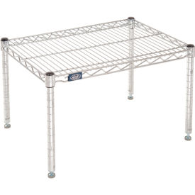 Global Industrial Chrome Wire Dunnage Rack - 30"W x 18"D x 14"H