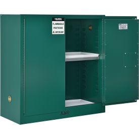 30 Gallon Pesticide Storage Cabinet, Manual Close, 43"W x 18"D x 44"H