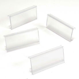 Clear Label Holder 3"W x 1-1/4"H With Paper Insert, 25 Piece