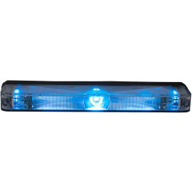 Buyers 8892704, 5" Blue Low Profile Strobe for Narrow Grill Spacing With 3 LED