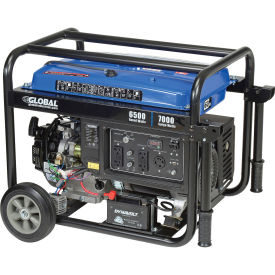 6500 Watts Portable Generator, Gasoline, Electric/Recoil Start, 120/240V