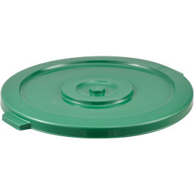 Global Industrial 32 Gallon Garbage Can Lid, Green