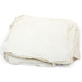 New 100% Cotton Pre-Washed Shop Towels, Natural, 25 Lbs.