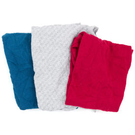 Reclaimed Sweatshirt/Fleece Rags, Assorted Colors, 25 Lbs.
