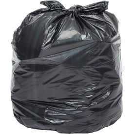 7-10 Gallon Medium Duty Black Trash Bags, 0.6 Mil, 500 Bags/Case