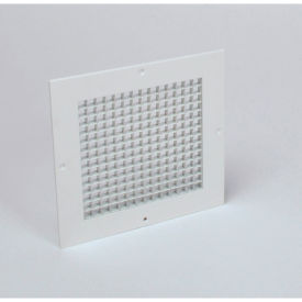 American Louver Eggcrate Return Grille, Surface Mount, 12" x 12", White,  PK5