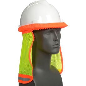 MSA Sunshade Hard Hat Accessory, Yellow-Green, 1/Pack