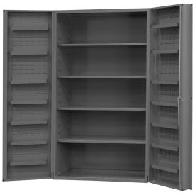 Durham Storage Bin Cabinet DC48-4S14DS-95 - 4 Adj. Shelves and 14 Door Shelves 48"W x 24"D x 72"H