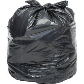 45-55 Gallon Light Duty Black Trash Bags, 0.47 Mil, 200 Bags/Case