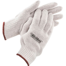 Global Industrial String Knit Gloves, Men's, 1-Dozen