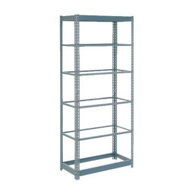 Global Industrial Heavy Duty Shelving 36"W x 18"D x 96"H With 7 Shelves, No Deck, Gray