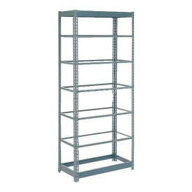 Global Industrial Heavy Duty Shelving 36"W x 12"D x 96"H With 7 Shelves, No Deck, Gray
