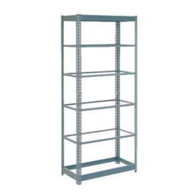Global Industrial Heavy Duty Shelving 48"W x 24"D x 72"H With 6 Shelves, No Deck, Gray