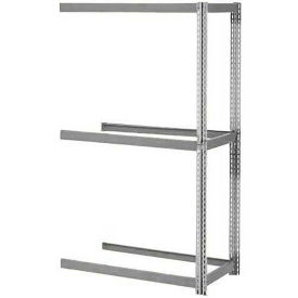 Global Industrial Expandable Add-On Rack 96x48x84, 3 Levels No Deck 800 Lb. Cap Per Level, GRY