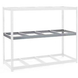 Global Industrial Additional Level For Wide Span Rack 72"W x 15"D No Deck 900 Lb Capacity, Gry