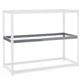 Global Industrial Additional Level For Wide Span Rack 48"Wx36"D No Deck 1200 Lb Capacity, Gray