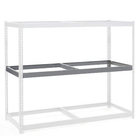 Global Industrial Additional Level For Wide Span Rack 72"W x 36"D No Deck 900 Lb Capacity, Gry