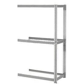 Global Industrial Expandable Add-On Rack 60Wx48Dx84H, 3 Levels No Deck 1000 Lb Per Level, Gray