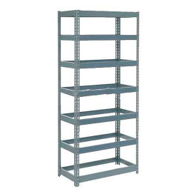 Global Industrial Extra Heavy Duty Shelving 36"W x 24"D x 84"H With 7 Shelves, No Deck, Gray