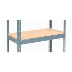 Global Industrial Additional Shelf Level Boltless Wood Deck 48"W x 24"D, Gray