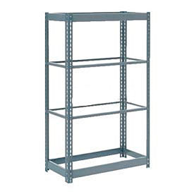 Global Industrial Heavy Duty Shelving 48"W x 12"D x 72"H With 4 Shelves, No Deck, Gray