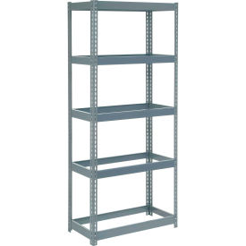 Global Industrial Extra Heavy Duty Shelving 36"W x 24"D x 60"H With 5 Shelves, No Deck, Gray