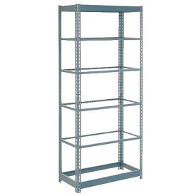 Global Industrial Heavy Duty Shelving 48"W x 18"D x 84"H With 6 Shelves, No Deck, Gray