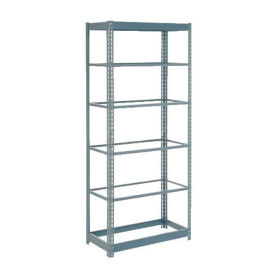 Global Industrial Heavy Duty Shelving 48"W x 24"D x 60"H With 6 Shelves, No Deck, Gray