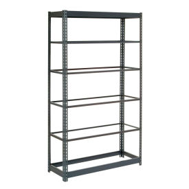 Global Industrial Heavy Duty Shelving 48"W x 12"D x 84"H With 6 Shelves, No Deck, Gray