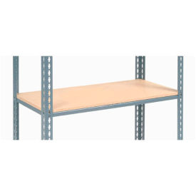 Global Industrial Additional Shelf Level Boltless Wood Deck 36"W x 12"D, Gray