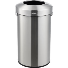 21 Gallon Stainless Steel Round Open Top Receptacle