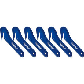 Global Industrial Stretch Wrap Film Cutter, Blue, 6/Pack