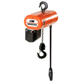 CM® Shopstar 1/4 Ton, Electric Chain Hoist, 10' Lift, 8 FPM, 115V