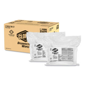 Clorox Disinfecting Wipe Bucket Refills, Fresh Scent, 7" x 8", 2 Refills/Case, 31428