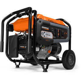 Generac® GP6500 CO-Sense Portable Generator, Gasoline, 6500 Watt, 120/240V