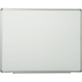 36"W x 24"H Porcelain Dry Erase White Board, Aluminum Frame