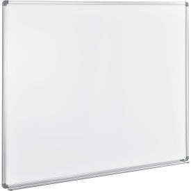 60"W x 48"H Porcelain Dry Erase White Board, Aluminum Frame
