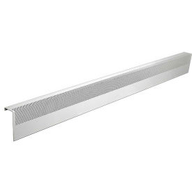 Baseboarders® Basic Series 6 ft Steel Easy Slip-on Baseboard Heater Cover, White