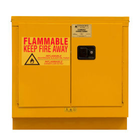 Durham Flammable Under Counter Cabinet, 22 Gallon Manual Close Door - 35"W x 22"D x 35"H