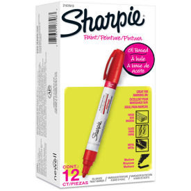 Sharpie Oil Based Paint Marker, Medium Point, Red Ink
