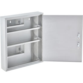 Stainless Steel Large Medical Security Cabinet with Double Key Locks