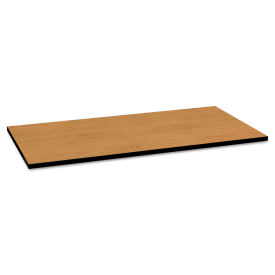 HON Multipurpose 60" x 30" Table Top, Harvest Oak, Huddle Series