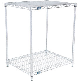 Nexel ESD, 2 Tier, Wire Shelving Starter Unit, 30"W x 24"D x 34"H