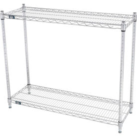 Nexel ESD, 2 Tier, Wire Shelving Starter Unit, 42"W x 18"D x 34"H