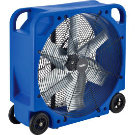28" Blower Fan, Rotomold Plastic, Direct Drive, 6000 CFM, 1/3 HP