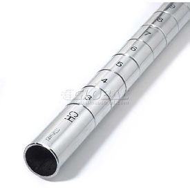Global Industrial 34"H Stainless Steel Post, 4 Pack
