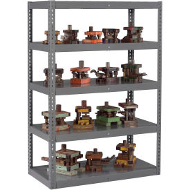 Global Industrial 5 Shelf, Extra Heavy Duty Boltless Shelving, 48-5/8"W x 24-5/8"D x 84"H