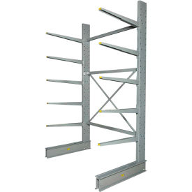 Global Industrial Single Sided Heavy Duty Cantilever Rack Starter, 72"Wx50"Dx120"H