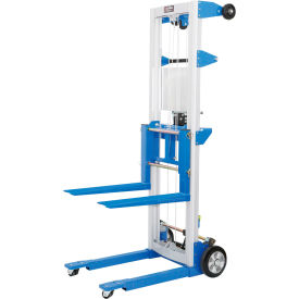 Global Industrial Lightweight Hand Operated Lift Truck, 400 Lb. Capacity Fixed Legs