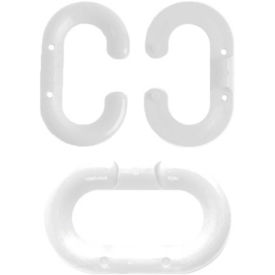Mr. Chain Plastic Master Link, 2" Link, White, 10/Pack